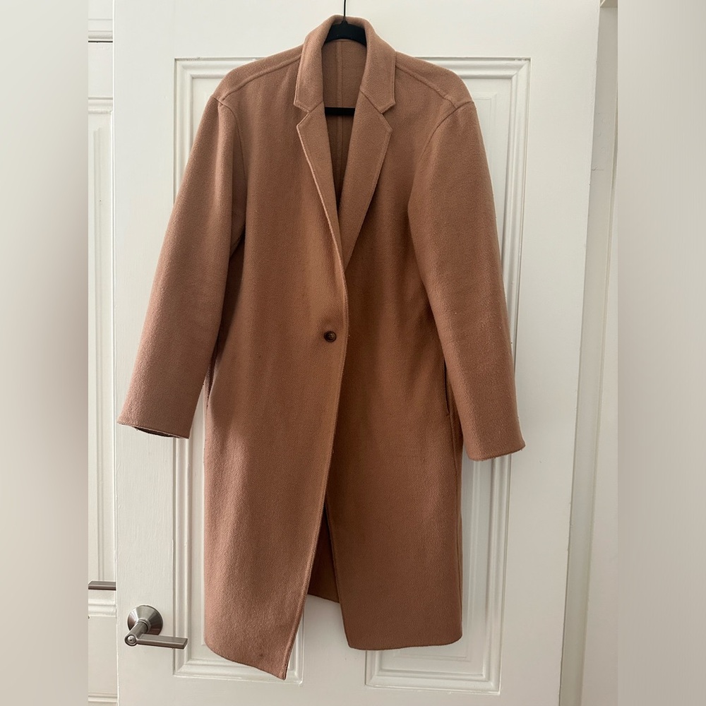 UNIQLO wool camel coat